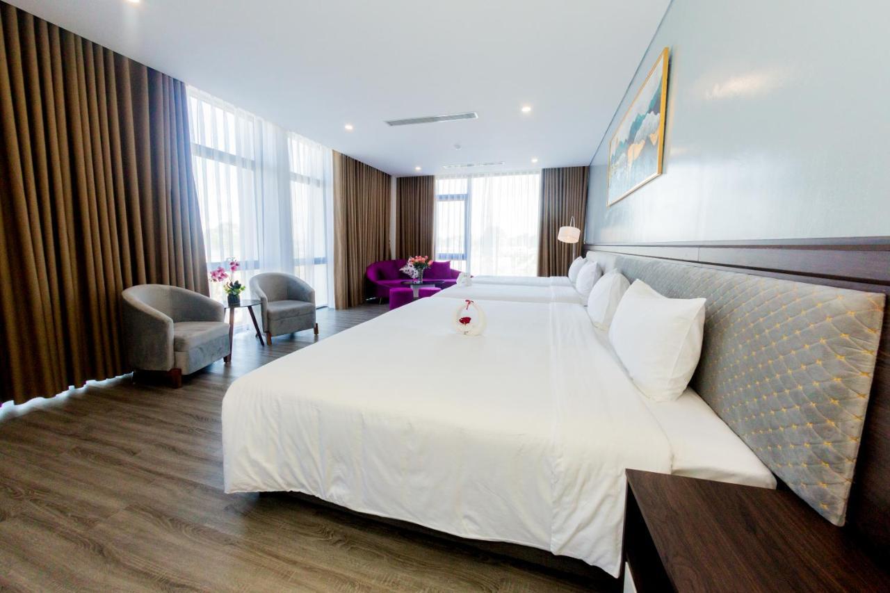 Diamond Hotel Van Don Cam Pha Esterno foto
